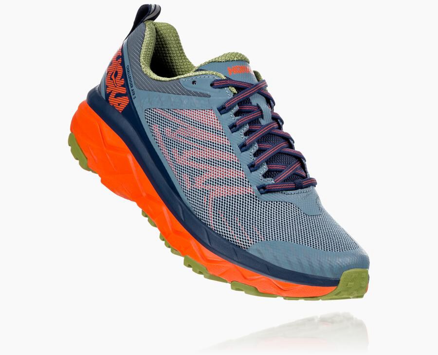 Zapatillas Trail Hoka One One Hombre - Challenger Atr 5 - Azul Marino - LMW732094